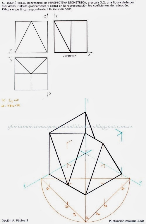 ejercicios de axonometrico resueltos